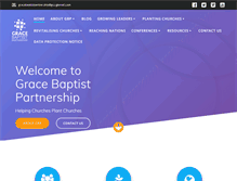 Tablet Screenshot of gracebaptistpartnership.org.uk
